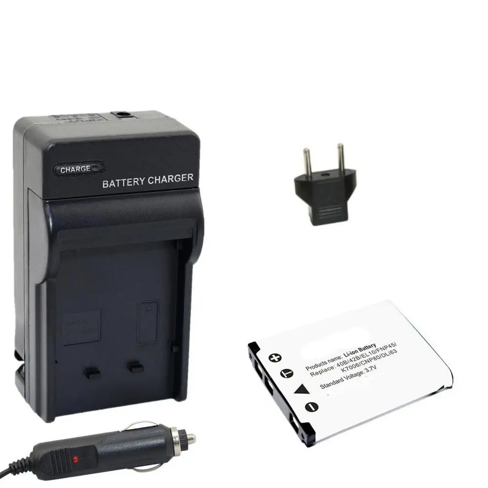 Черный NP-80 NP-82 NP80 NP82 CNP80 CNP-80 CNP82 LI40B Батарея+ USB Зарядное устройство для объектива с оптическими зумом Casio EX-G1 FR10 S5 S6 Z2 Z33 EX-Z35 EX-Z115 EX-Z200 - Цвет: Черный