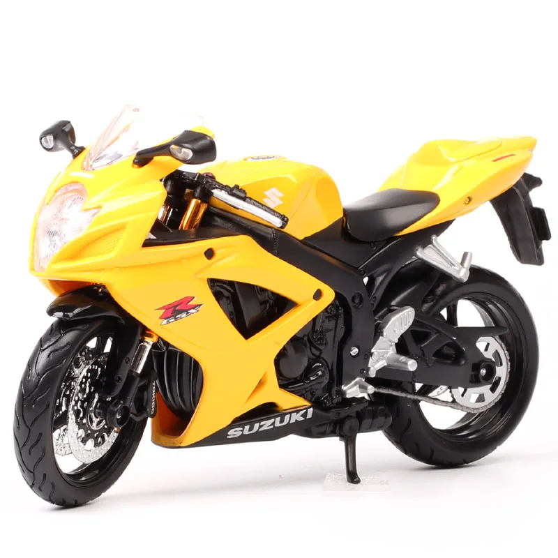 Masito 1/12 весы Suzuki GSXR600 GSX supersport игрушечные машинки модель мотоцикл игрушка