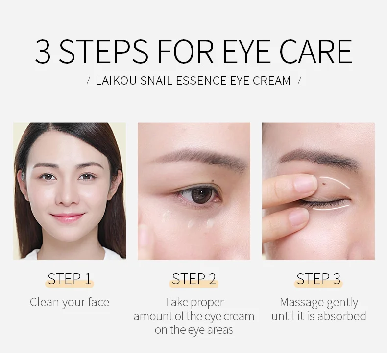 Snail Anti Aging Eye Cream Essence Deep Hydrating Against PuffinessFade Fine Lines Dark Circle Eye Bags Nourishing Eye Skin Care