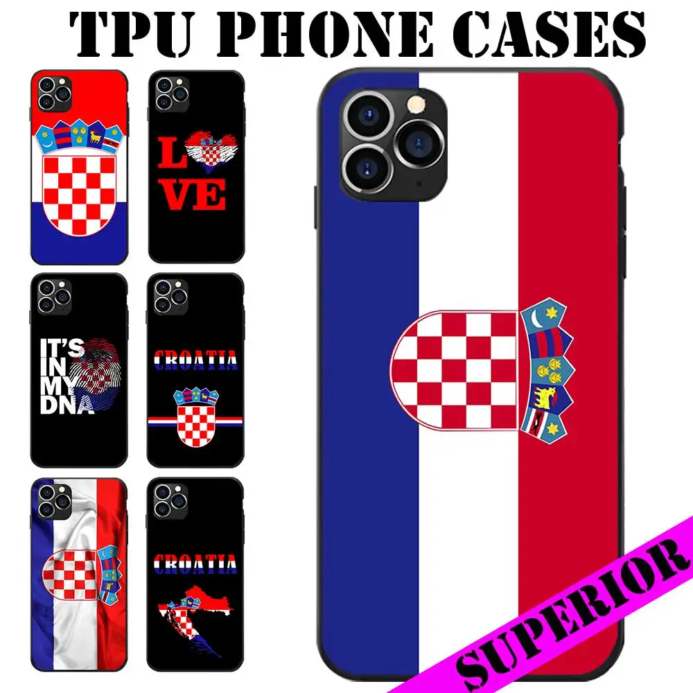 Мягкий чехол для телефона из ТПУ с логотипом Huawei P8 9 10 20 30 40 Mate Plus Pro Lite X Croatia