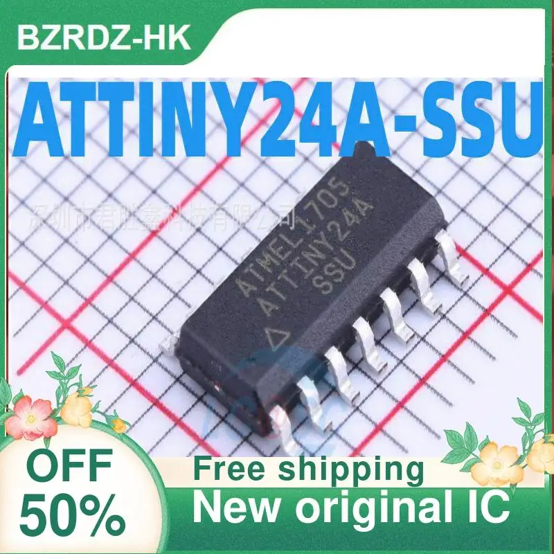 

5PCS ATTINY24A-SSU ATTINY24A SOP New original IC