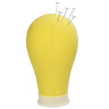 Холст блок голова Обучение манекен голова дисплей стиль манекен голова парик стенд Бесплатный держатель