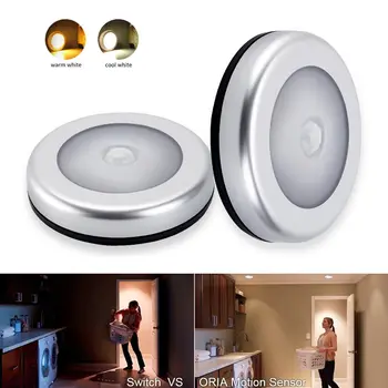 

6LED Infrared Sensor Night Light Body Sensor Smart Home PIR Auto Motion Sensor Infrared Cupboard Wardrobe Trunk Induction LightX