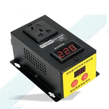 10000 Вт переменный ток 0-220 В SCR Электронный регулятор напряжения светодиодный дисплей регулятор температуры регулятор скорости Диммер термостат