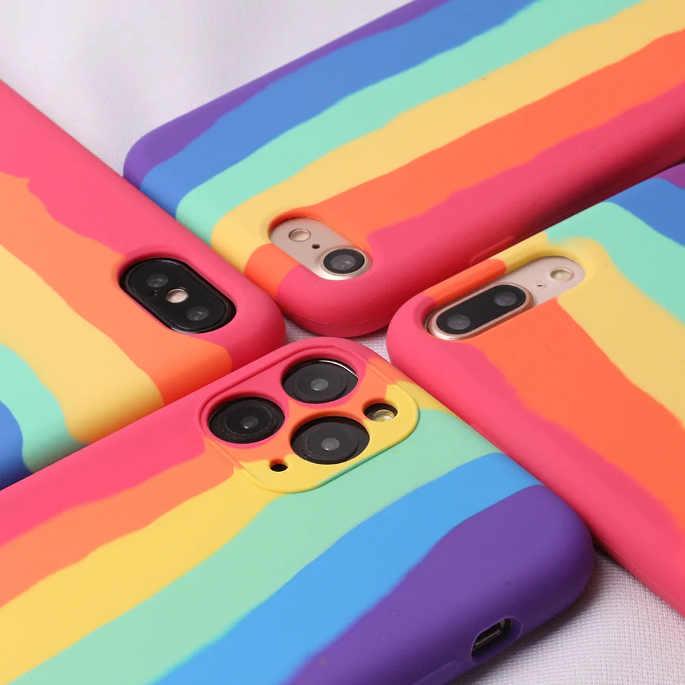Rainbow Apple Iphone Case 2025