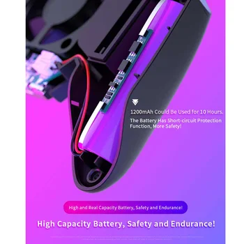 

Mute 4 Triggers Cooling Fan Universal Holder Portable Play Sensitive Joystick USB Charging Mobile Game Controller Travel