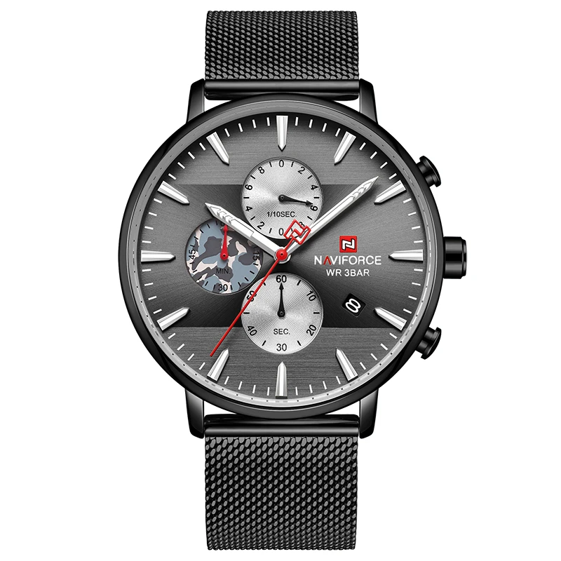 Часы NAVIFORCE для мужчин лучший бренд класса люкс мужские кварцевые часы из нержавеющей стали водонепроницаемые мужские наручные часы Мужские часы Relogio Masculino