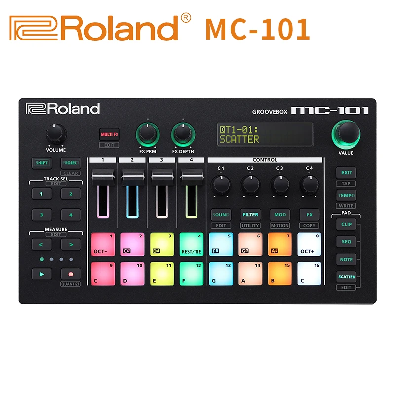 Roland не наносящих вред MC 101 Groovebox профессиональное музыкальное производство