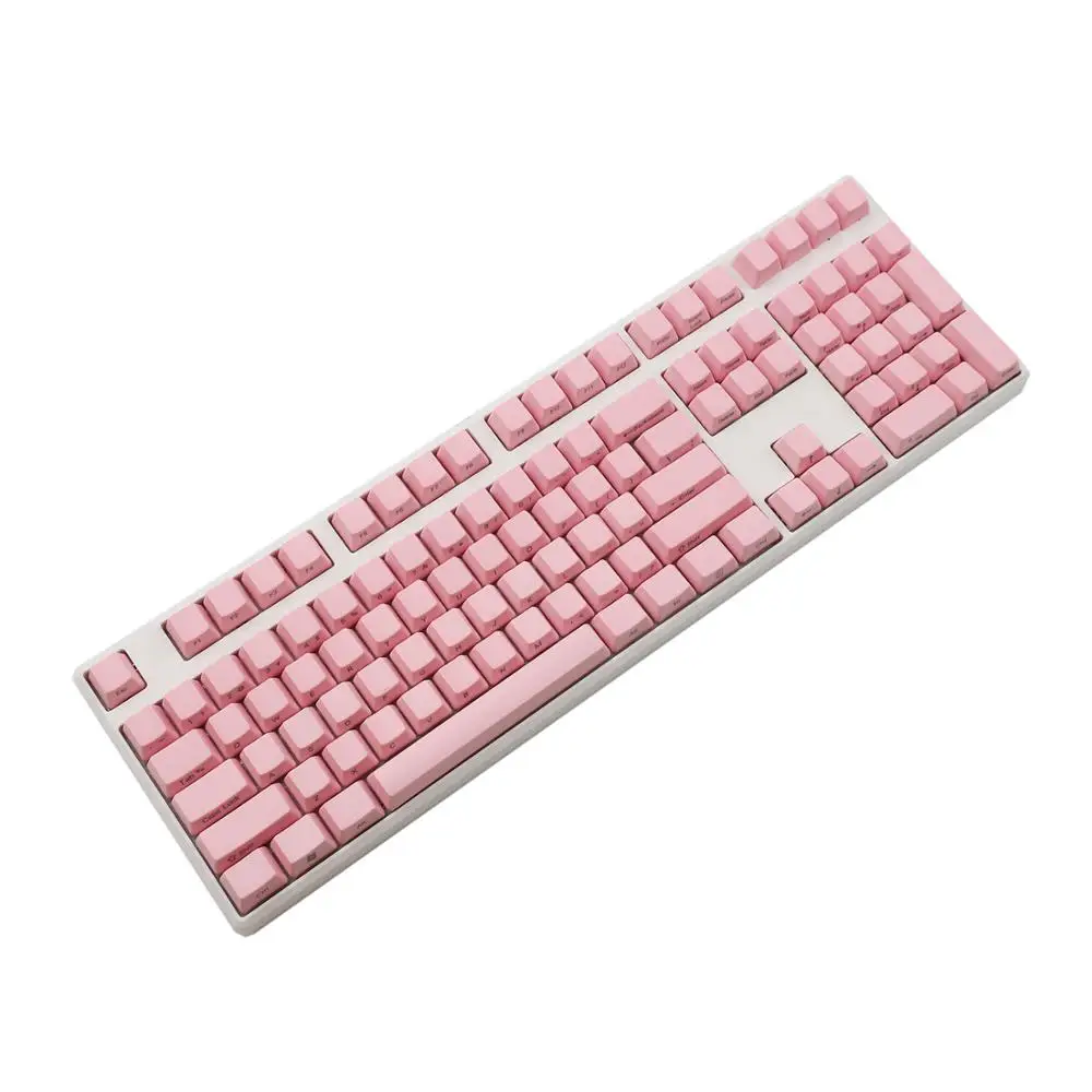Толстая клавиатура YMDK ANSI 108 104 с боковой печатью PBT для механической клавиатуры MX