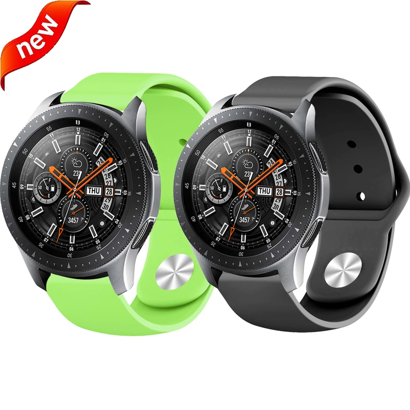 Ремешок для часов 20 22 мм Samsung Galaxy watch 46/42 active 2 gear S3 Frontier huawei GT браслет amazfit bip 47