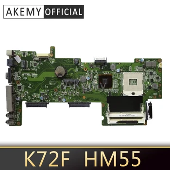 

Akemy K72F REV:2.0 HM55 DDR3 Mianboard for Asus K72F A72F X72F Laptop Motherboard HM55 DDR3 PGA989 Mainboard Fully Tested
