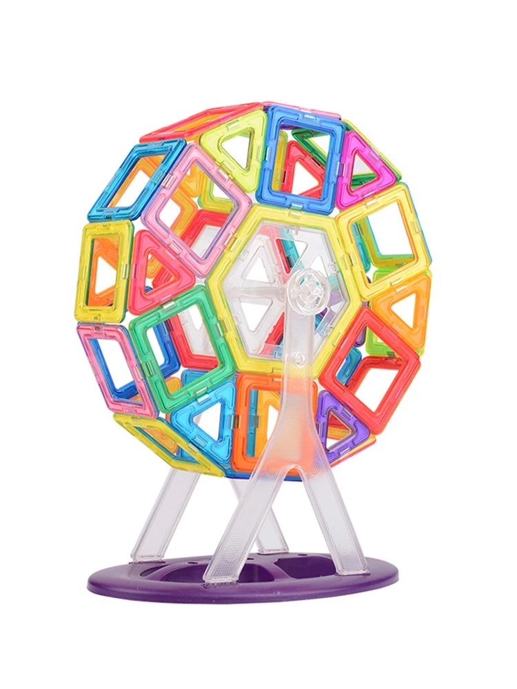Magnetic Assembly Toy VINEDI Big Size Designer Construction Set Model & Building Magnets Blocks Educational For Children