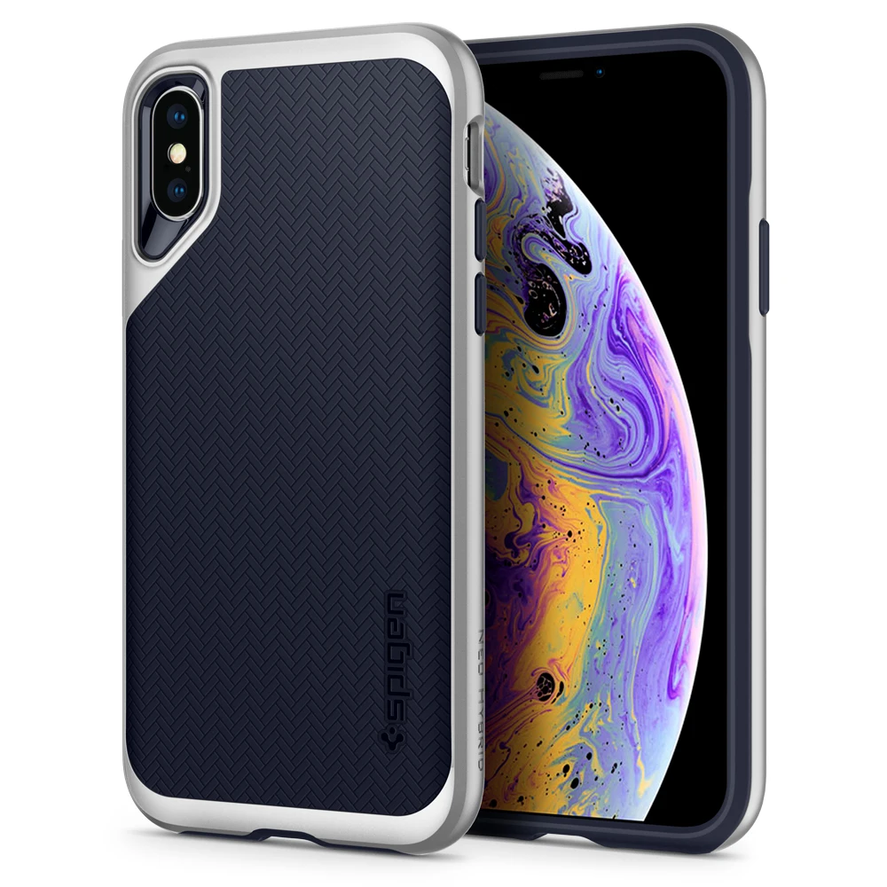 Гибридный Чехол SPIGEN Neo для iPhone XS/iPhone X MIL-STD-810 ударопрочный Противоскользящий Гибридный чехол s