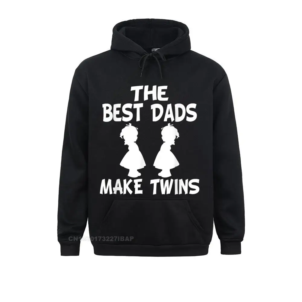 Мужские толстовки с капюшоном винтажные надписью The Best Dads Make Twins | Мужская одежда