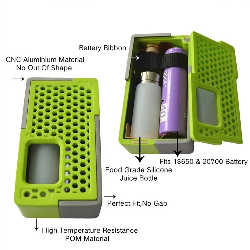 Новинка электронная сигарета Squonk Box Mod 8 мл силиконовая жидкость в бутылке