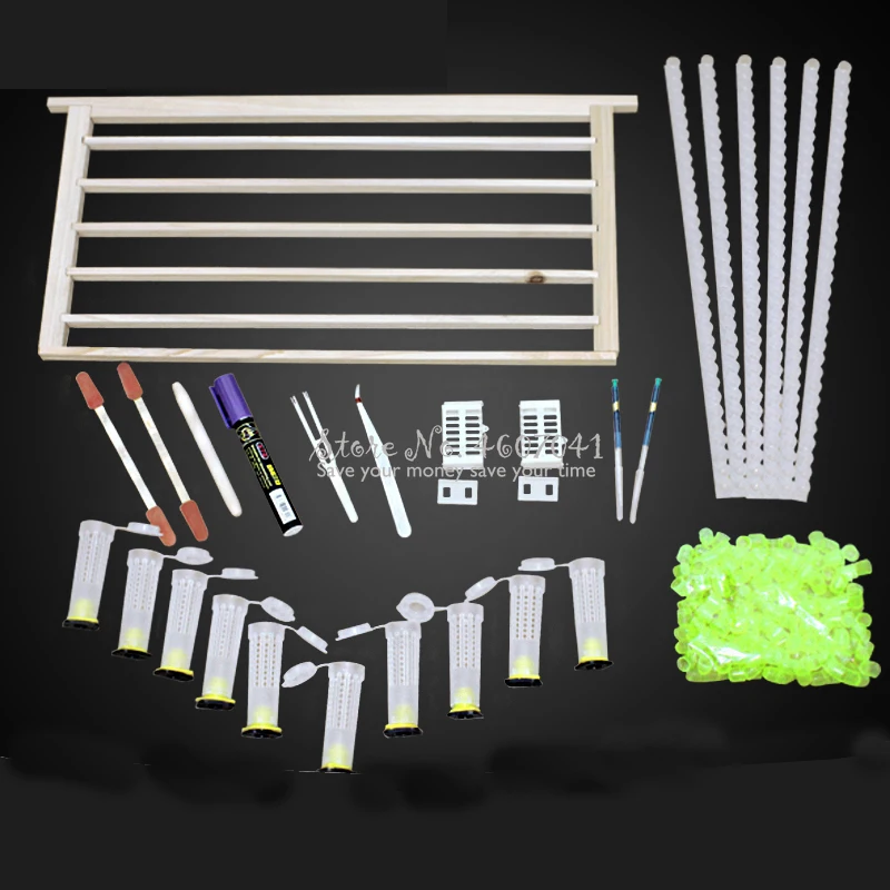 Пчела культивировать Король Набор инструментов пчела Специальный искусственный Пчеловодство целлюлозы пчелы король палочка передачи насекомых король чашки