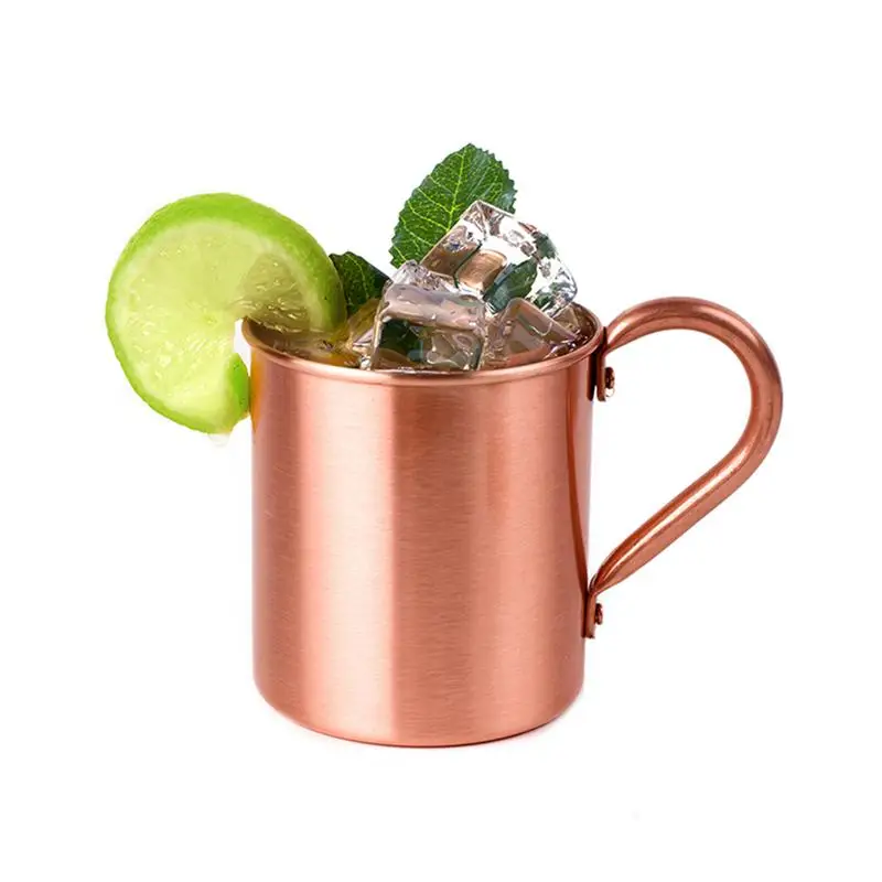 

1pcs Copper Mug Creative Coppery Handcrafted Durable Moscow Mule Mugs Coffee Mug for Bar Drinkwares Party Kitchen