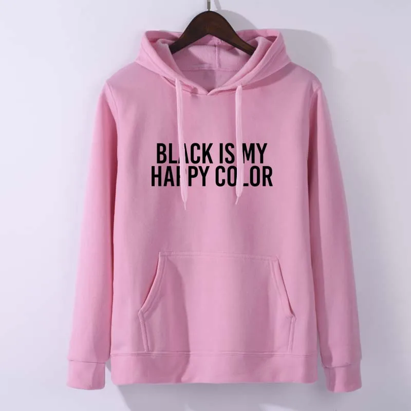 Толстовки Женская худи Розовый Черный свитшот большого размера толстовки
