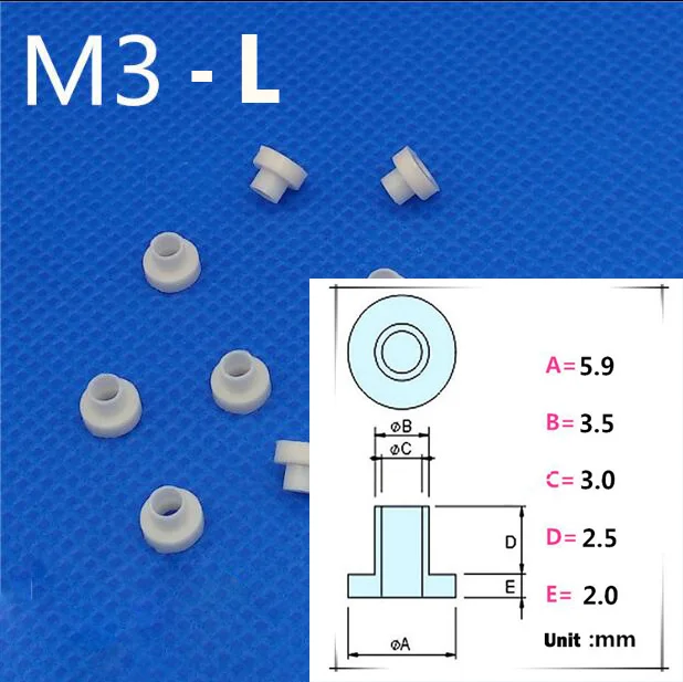 100 шт M3 нейлоновая пластиковая прокладка транзистор шайбы t-типа прокладки изоляционные частицы шаг лист 5,8 мм/5,9 мм OD