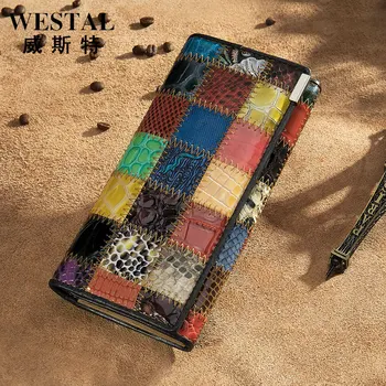 

Female Genuine Cow Leather Wallet for Women's Retro Square Wallet Coin Purse Card Holder Long Wallet Folding Clip Wallet кошелек