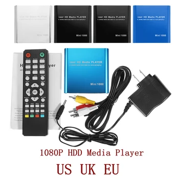 

LEORY 1080P Mini HDD Media Player HDMI AV USB HOST Full HD With SD MMC Card Reader Support H.264 MKV AVI 1920*1080P 100Mpbs