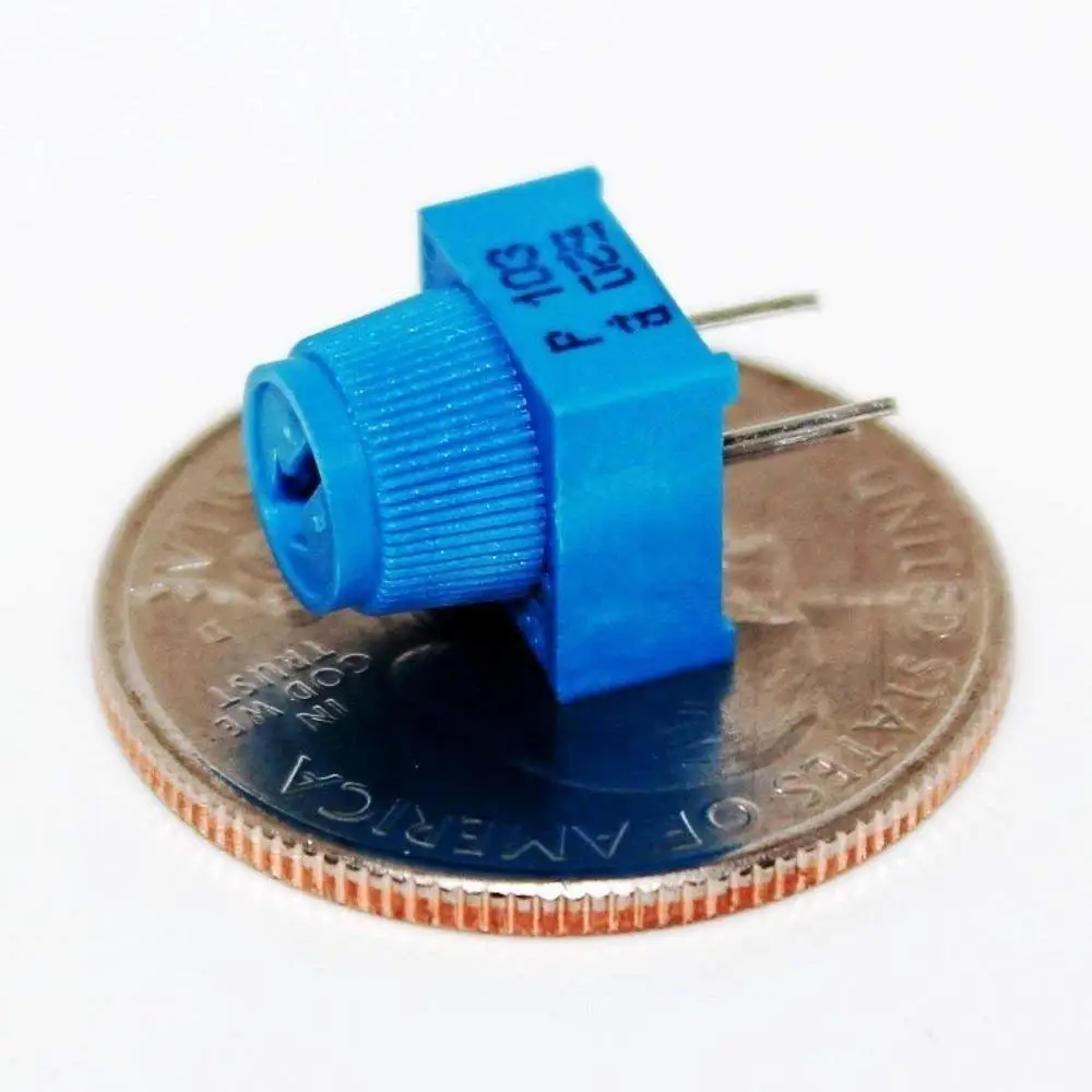 Trimming Potentiometers Variable Resistors Breadboard Trimpot with Knob 1K 10K 20K 50K 100K 10PCS trimmer potentiometer adjustable resistor