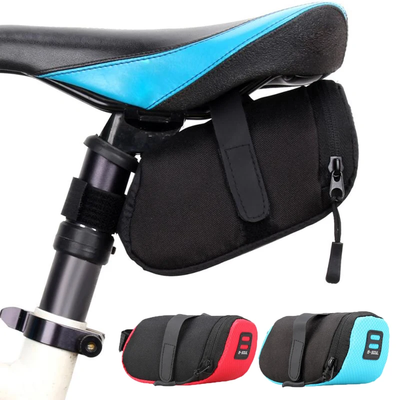 

New Bike Bicycle Cycling Bag Waterproof Nylon Storage Saddle Bag Portable Tail Rear Pouch Saddle Bolsa Bicicleta Accessories