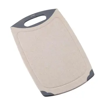 

1Pc Professional Safe Chopping Board Wheat Straw Durable Mold-Proof Cutting Fruit Meat Cutting Board For Kitchen