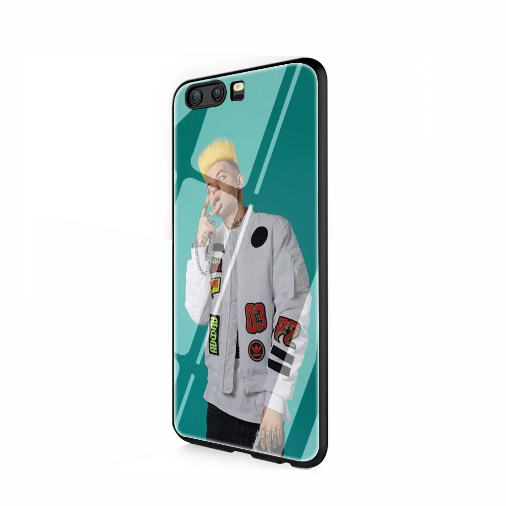 EWAU Rapper Allj закаленное стекло чехол для телефона huawei mate P 10 20 30 Lite Pro Y9 Honor 8X 7A - Цвет: G7