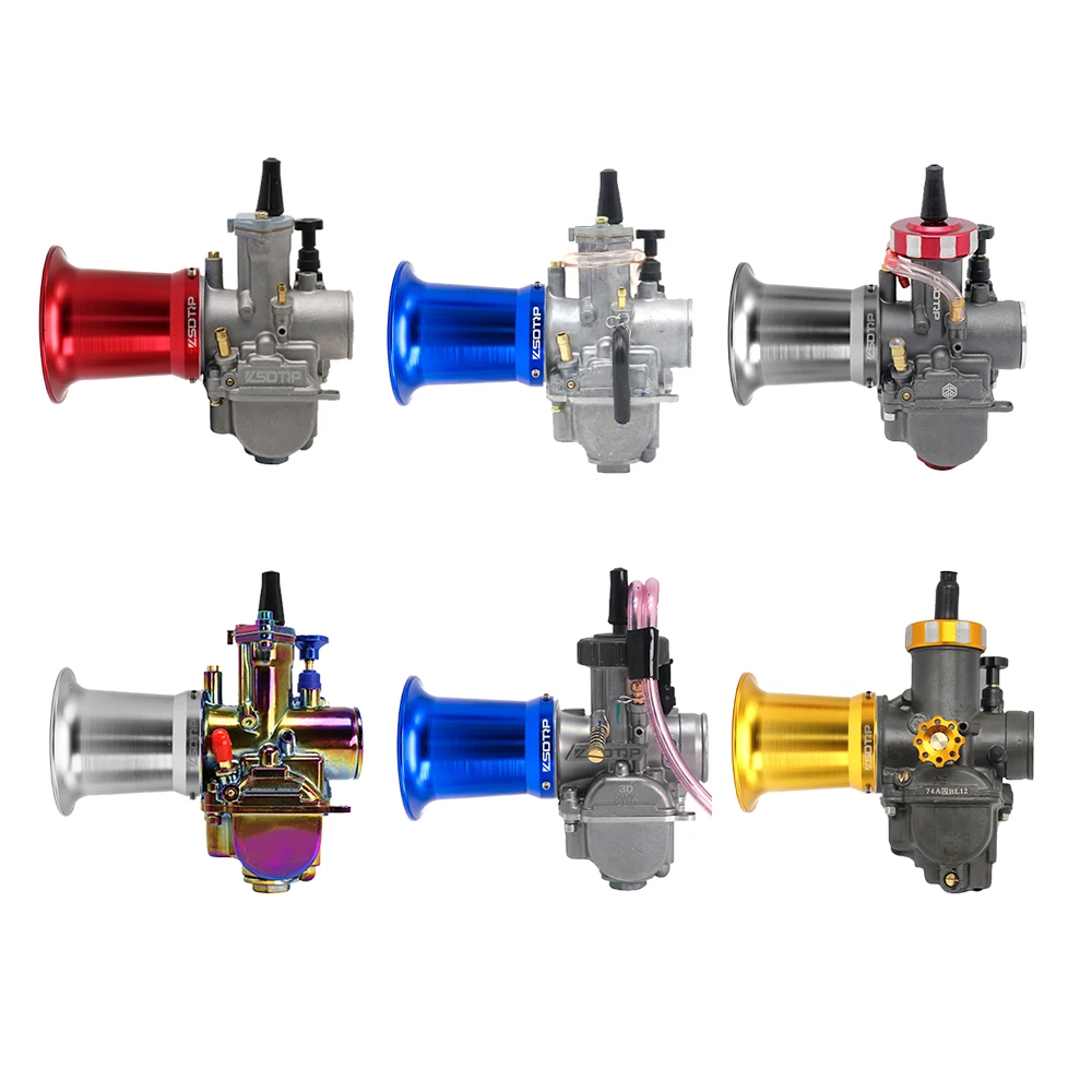 Motorcycle Carburetor Air Filter Cup Wind Cup Horn 50mm Keihi PWK KOSO OKO 21 24 26 28 30mm PE 28mm 30mm Air Filters Pre Filters