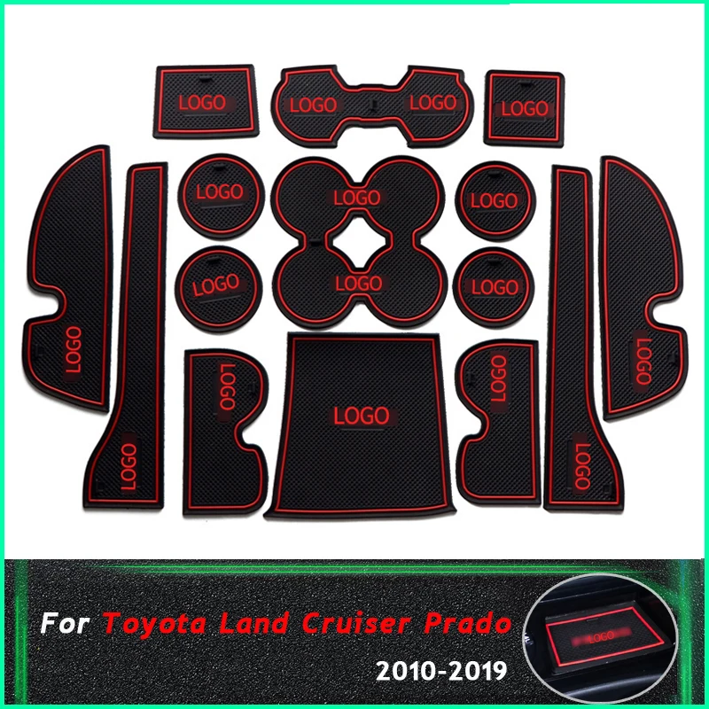 Коврики для ворот Toyota Land Cruiser Prado 2010-2019 150 LC150 J150 Противоскользящие коврики салона