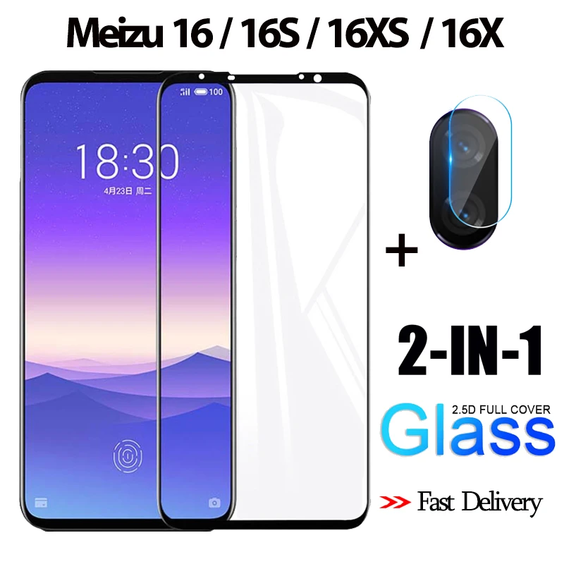 2-в-1 3D защитное стекло на мейзу 16с стекло Meizu-16-S 16X стекло Экран Защитная пленка стекло meizu 16 XS стекло Камера стекло мейзу 16 s стекло meizu-16-s ззащитное стекло