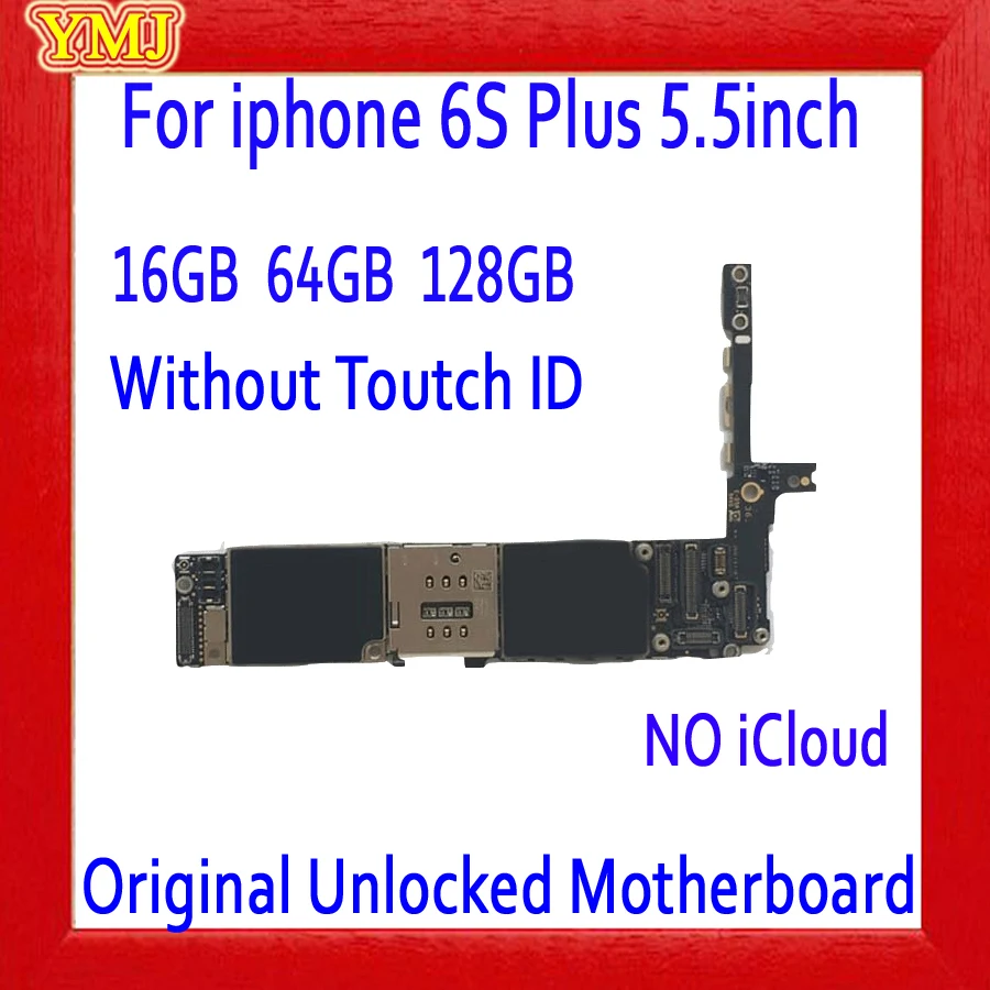 16 Гб/64 Гб/128 ГБ Заводская разблокированная материнская плата для iphone 6s plus с/без Touch