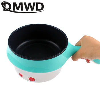 Multifunctional Electric Cooker Hot Pot Mini Non-stick Food Noodle Cooking Skillet Egg Steamer Soup Heater Pot Frying Pan 4
