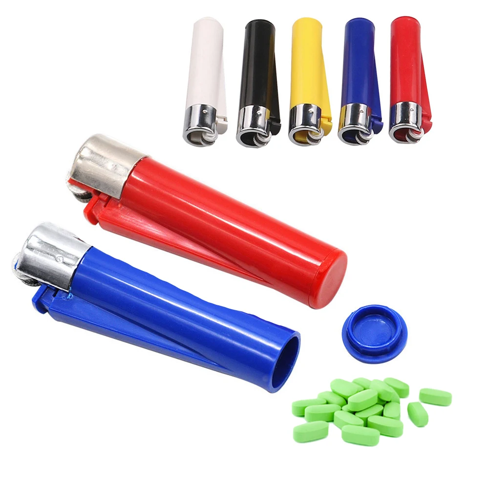 

1 Pcs Secret Stash Plastic Box Hidden Compartment Pill Box Diversion Safe Storage Case Solid Color Random Portable Eco-Friendly