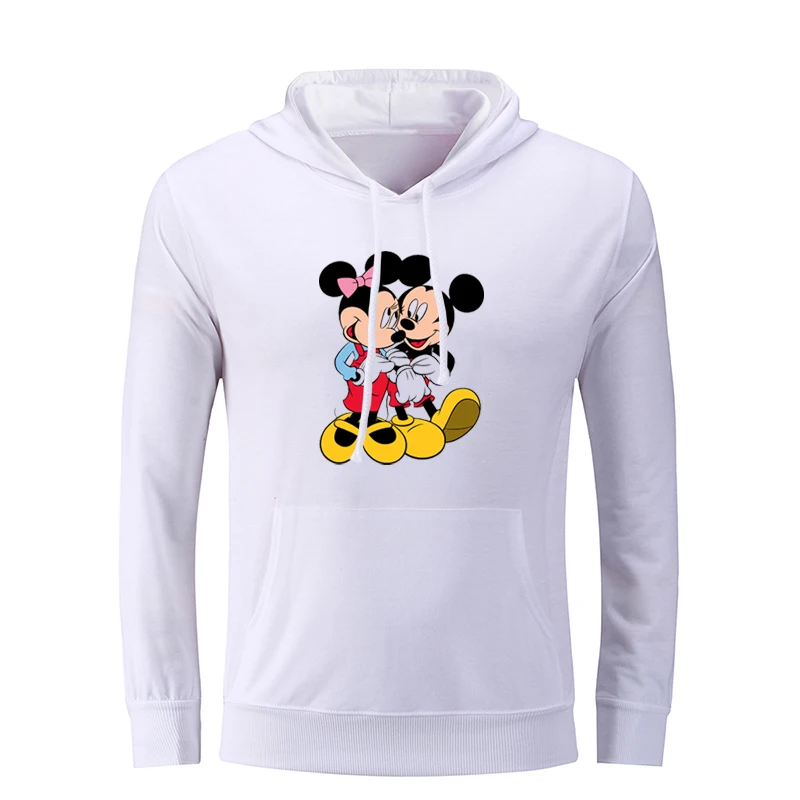 

Happy Tiger Lightning Flash Oswald the Lucky Rabbit Duck Mouse Womens Graphic Hoodie Sweatshirt Strings Hooded Top Pullover