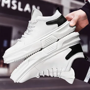 

Classic Men Skateboarding shoes Comfortable sneakers Men flat Lace-up Boy black white Walking Sport Outdoor Male Shoes B32-59