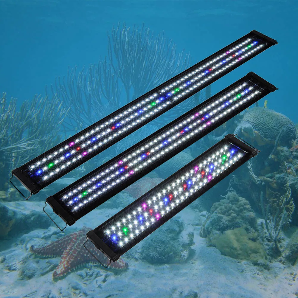 30CM 45CM 60CM 90CM LED Aquarium Light Full Spectrum for Freshwater Fish Tank Plant Marine