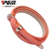 7 цветов PGM Премиум Гольф ремень женский модный дикое украшение японская Пряжка Тонкий ремень спортивный ремень аксессуары для гольфа один размер