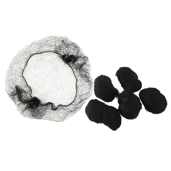 

100PCS Hair Nets Breathable Invisible Hair Nets Bun Cover Elastic Edge Mesh for Bank Clerk Skaters Dancers Nurse