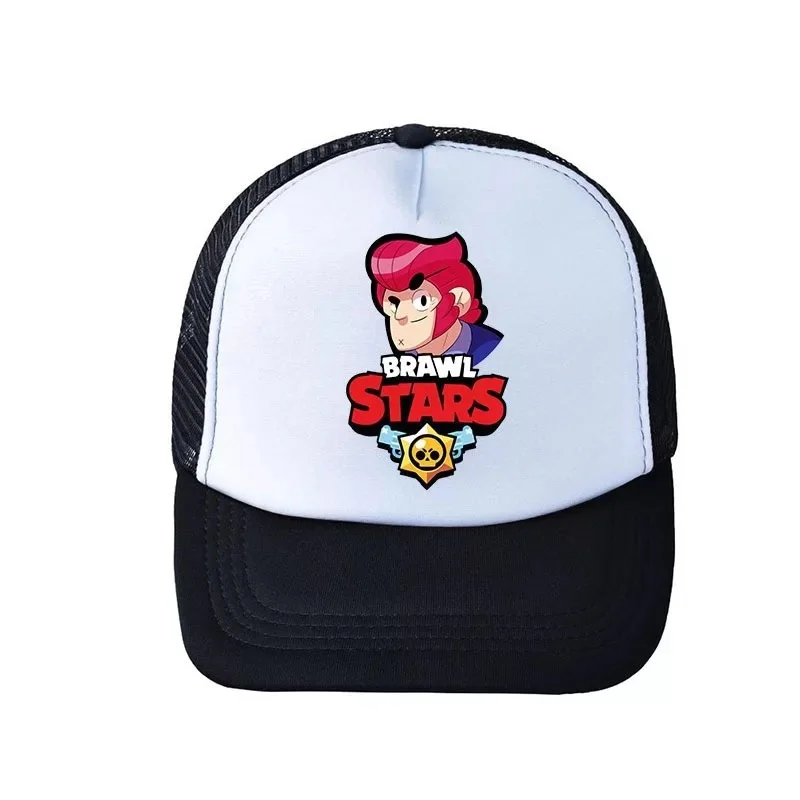 Бейсбольная кепка для костюмированной игры braw stars, бейсбольная Кепка Snapback, регулируемая Солнцезащитная бейсбольная кепка в стиле хип-хоп, аксессуары