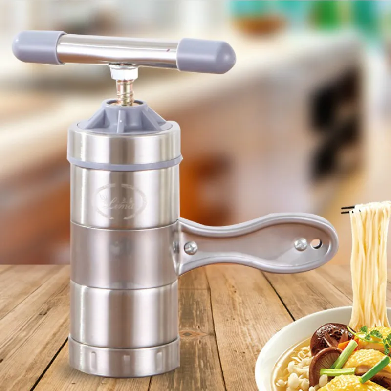 Household Multifunctional Five Kinds of Mould Hand Shaking Screw Press Small Stripe Machine kichen accessories | Дом и сад