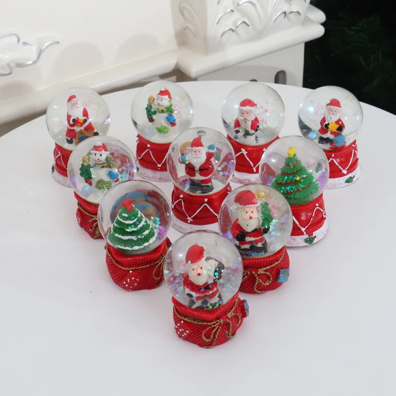 Рождественская светящаяся Смола Стеклянный шар олень елка фестиваль