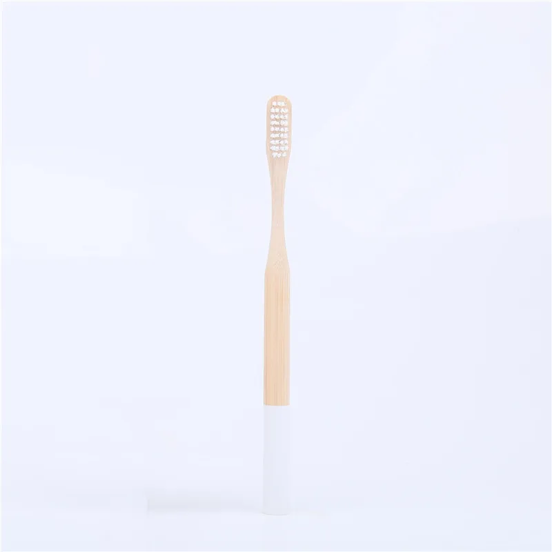 White Tail 1/2 шт бамбуковые деревянные Зубная щётка для окружающей среды здоровья мягкие волокна древесины Зубная щётка es, способный преодолевать Броды для взрослых детей зубная щетка Eco продукты - Цвет: White Tail