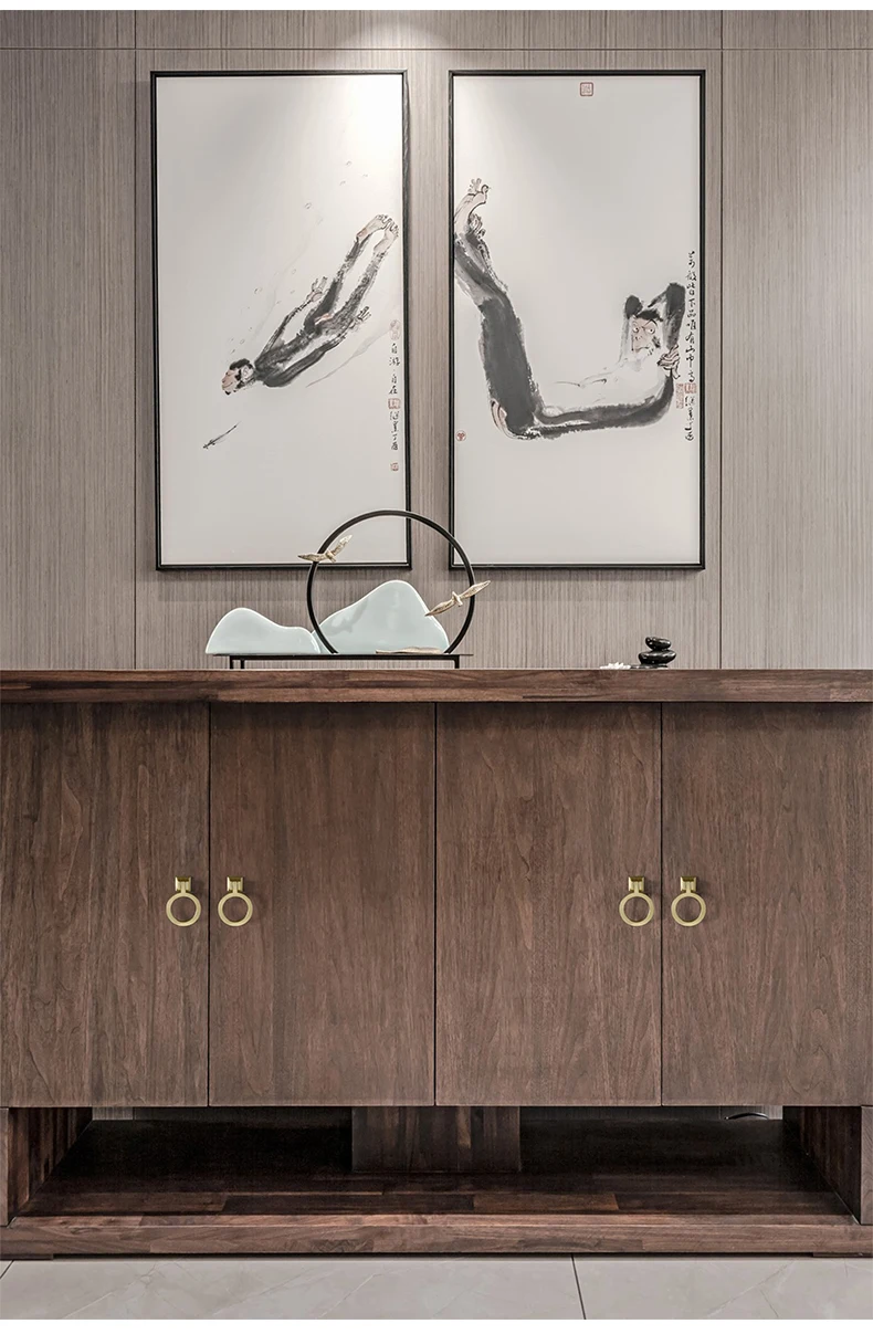 H94564d39f43a4accb20e883818a5840bW Gold Cabinet Pulls Solid Zinc Alloy Kitchen Cupboard Single hole for bedside table Handle Drawer Knobs Furniture Handle Hardware Mallzona