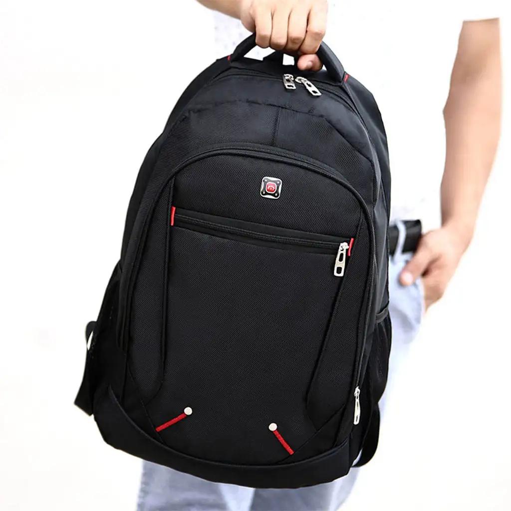 Large-capacity-Student-Schoolbag-Casual-Solid-Color-Material-Oxford-Man ...