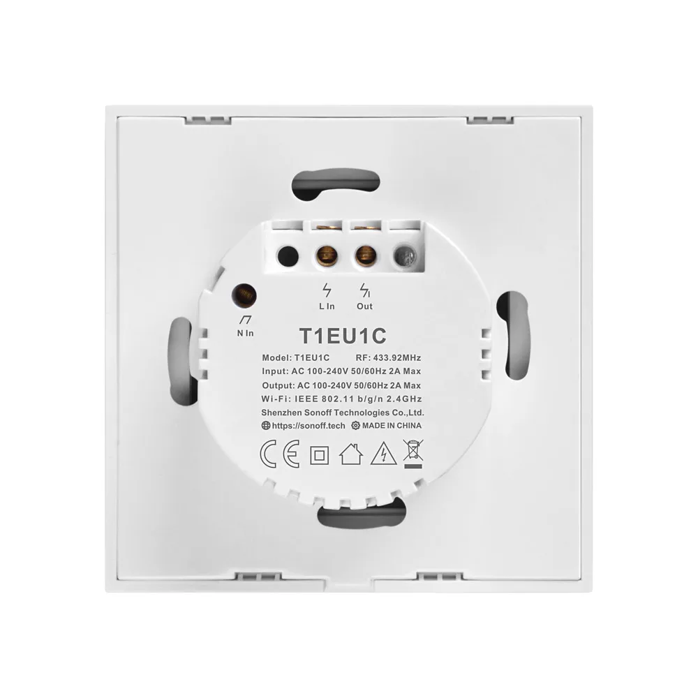  SONOFF T0 EU TX-Series 1/2/3 Gang WiFi Smart Switch WiFi Wall Smart Home Automation Switches Work w - 4000308625947