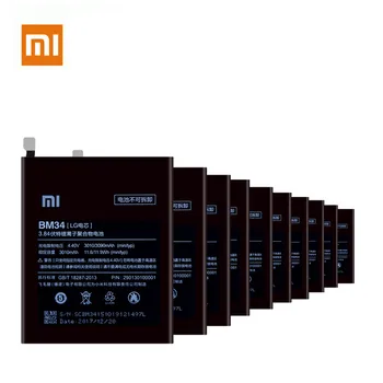 

10pcs Xiao Mi Original BM34 Battery For Xiaomi Mi Note Pro 4GB RAM Real Capacity Replacement Phone Batteria Akku + Free Shipping