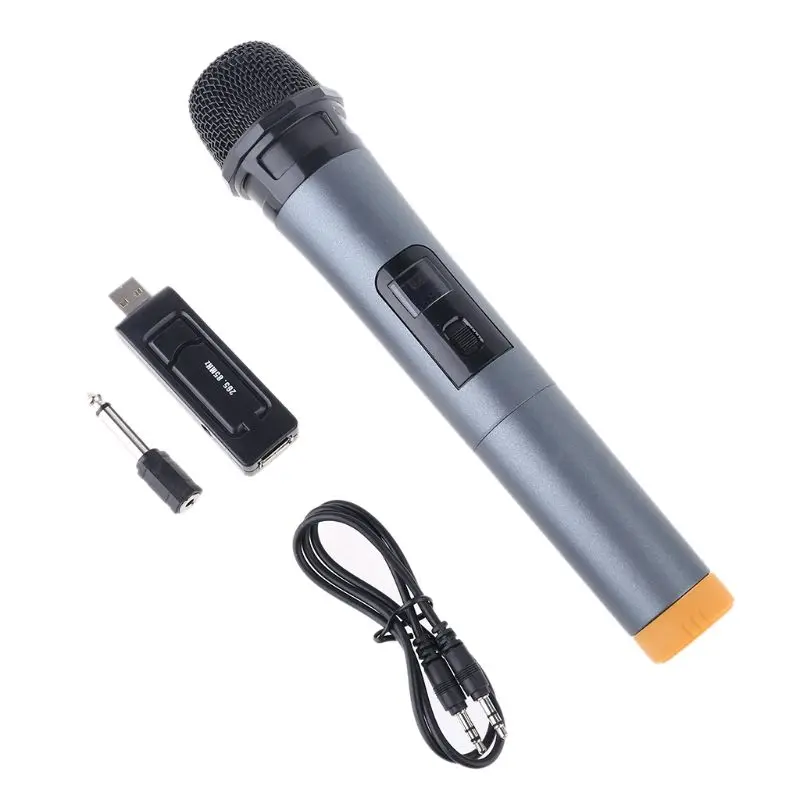 

3.5mm 6.35mm Wireless Microphone Megaphone Mic with USB Receiver for Loudspeaker