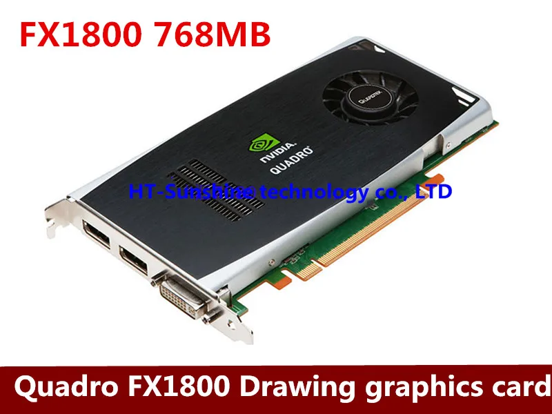 Placa Gráfica de Vídeo Pci-e Original Workstation Quadro Fx1800 768m Ddr3